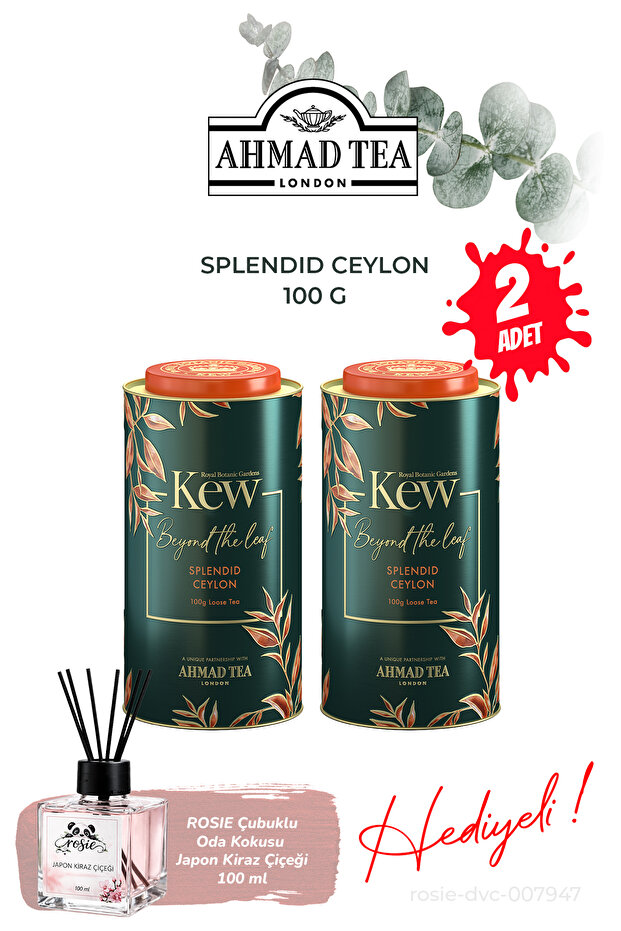 Kew Garden 2 Boxes Splendid Ceylon 100 g and Room Fragrance