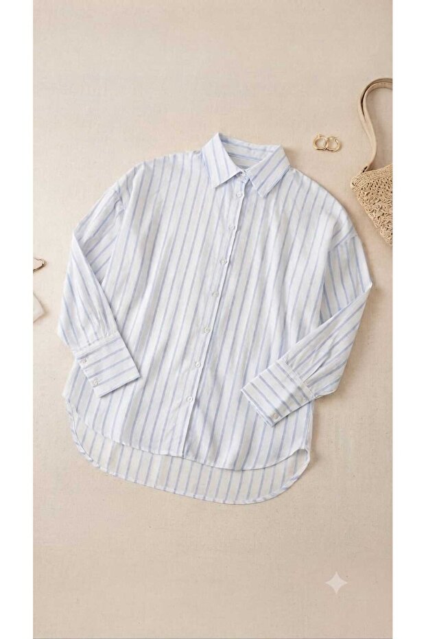 Oversize Standard Long Sleeve Basic Shirt