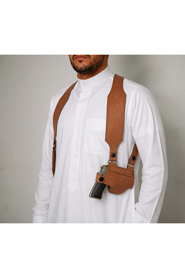 Pistol packager full leather size text 7 ml men - orange