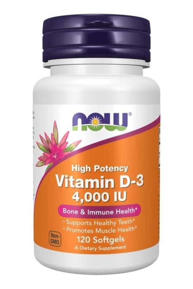 Vitamin D-3 4000iu 120 Softgels | Hight - Supports Healthy Teeth - Promotes Muscle Health