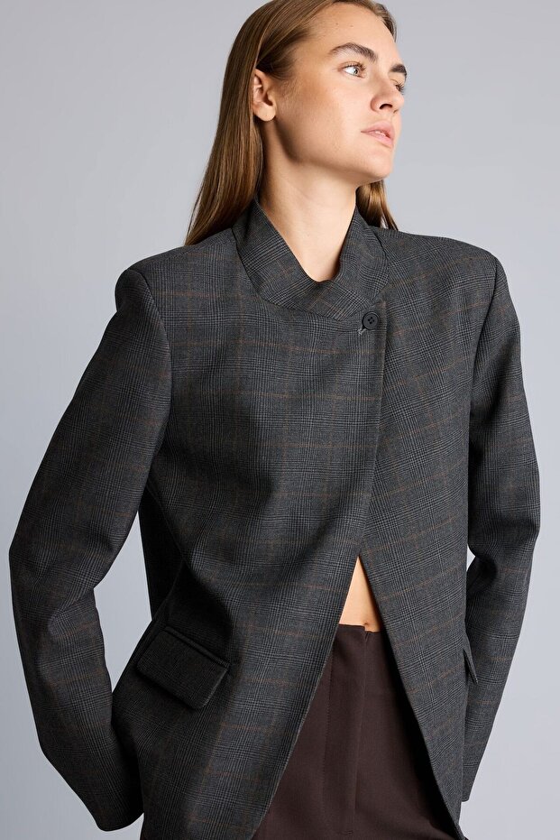 Blazers - Brown - Asymmetric