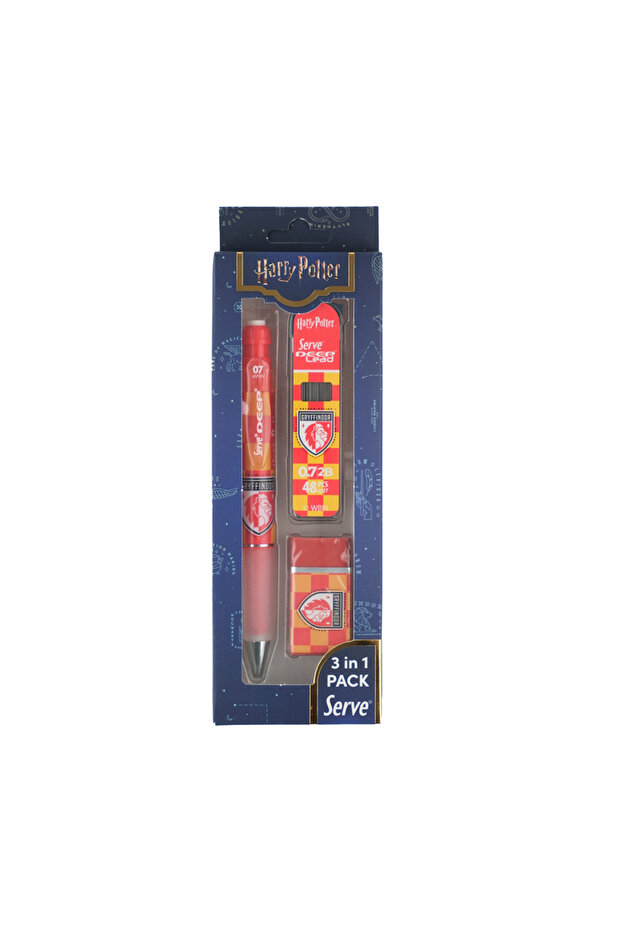 Deep Checkered Harry Potter Gryffindor Mechanical Versatil 0.7 Set of 3