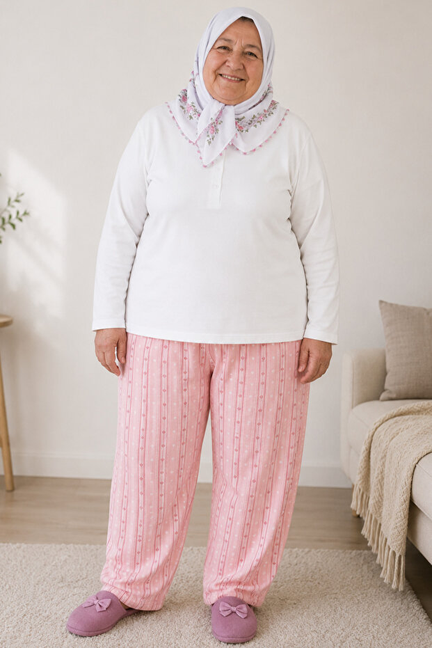 Plus Size Mom Summer Pajama Bottoms