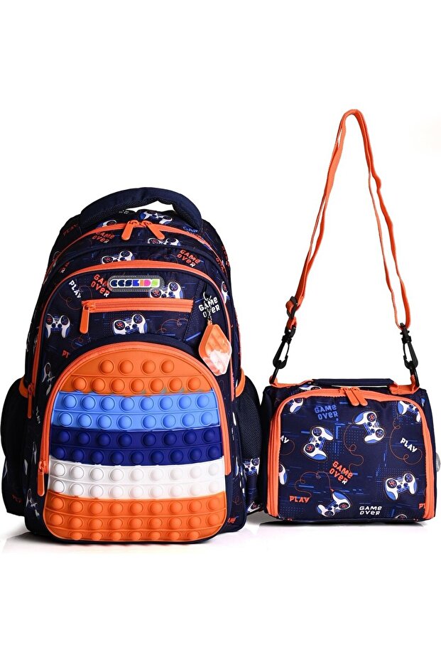 Children's School Backpack and Lunchbox Imported Back-To-School Bag for Primary and Secondary School