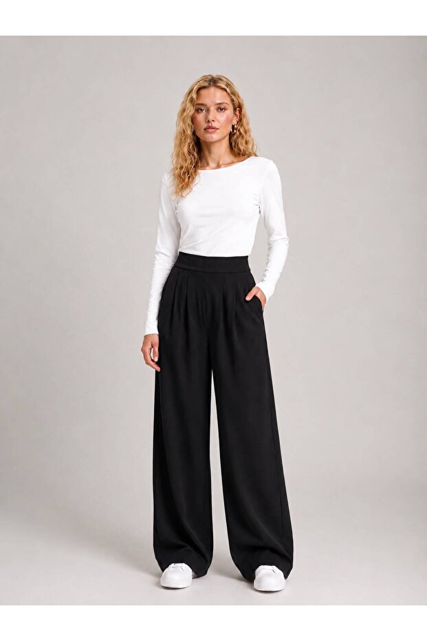 Trousers - Black - Basic
