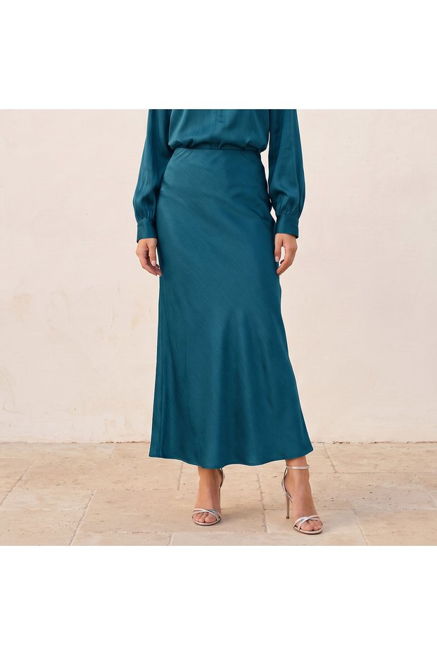 SOLID COLUMN SKIRT