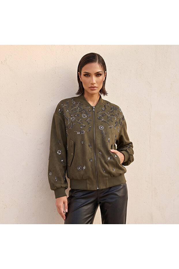 EMBRIODERED BOMBER JACKET