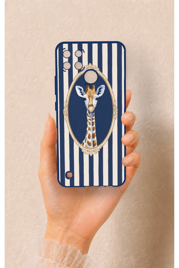 Realme C21Y Compatible Giraffe Patterned Silicone Case