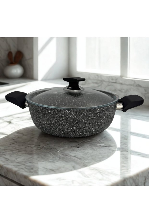 Granit Basık Tencere 26 cm