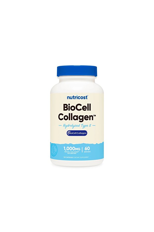 Biocell Collagen 1000 Mg 60 Capsules - Hydrolyzed Type Ii Collagen & Chondroitin - Usa Origin