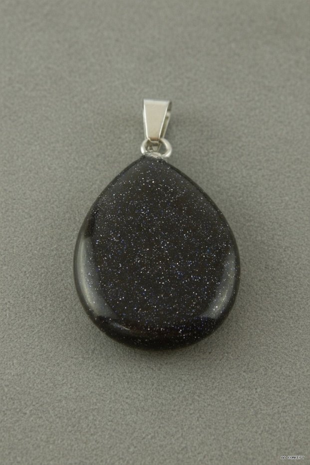 Concepta Navy Blue Star Oval Natural Stone Pendant (02339) 1 Piece