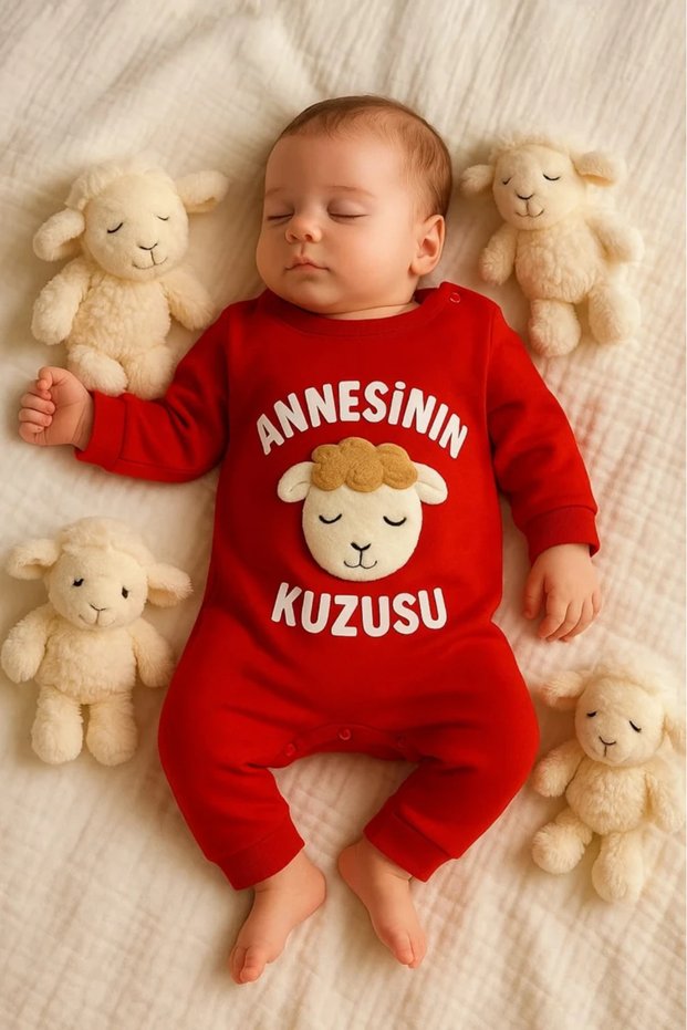Mother's lamb baby jumpsuit