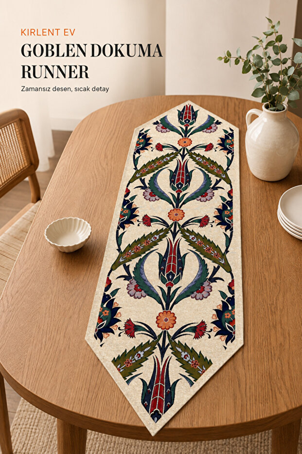 Decorative Pattern Tapestry Woven Runner