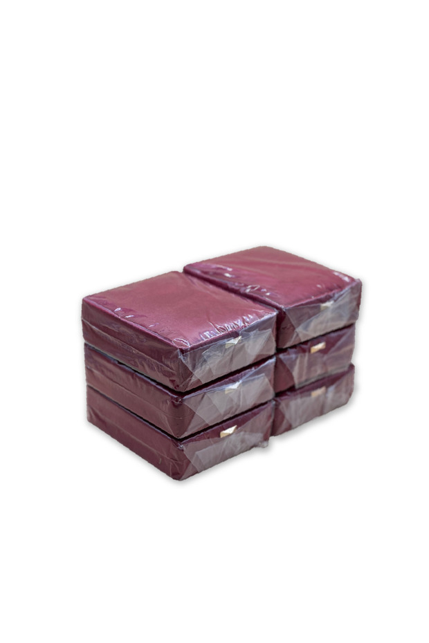 Alhadi For Oud And Saffron Empty 1-gram saffron box with mortar - بوكس زعفران 1 جرام مع هاون - Half a dozen (6 boxes)