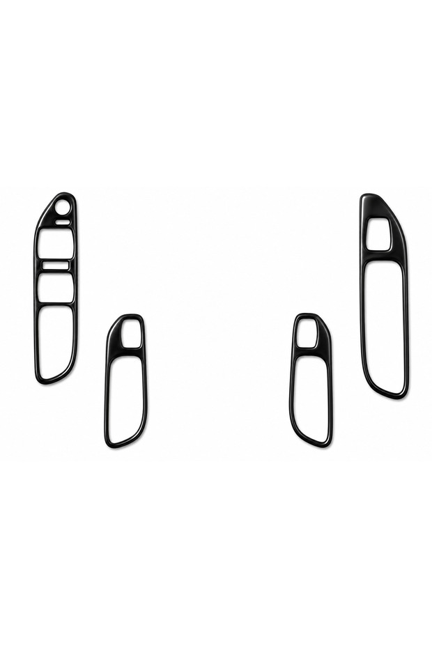 Fiat Egea Piano Black Door Glass Opening Areas Piano Black Mahogany Finish