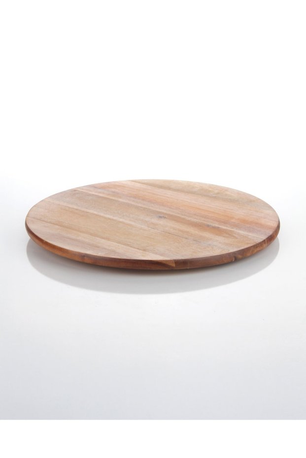 Akasya Rotating Serving Tray — Flat Round, 41 cm
