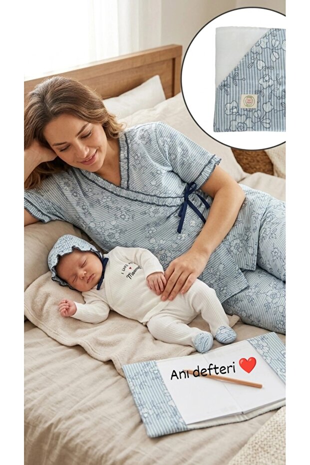 Mother Baby Maternity Set with Notebook