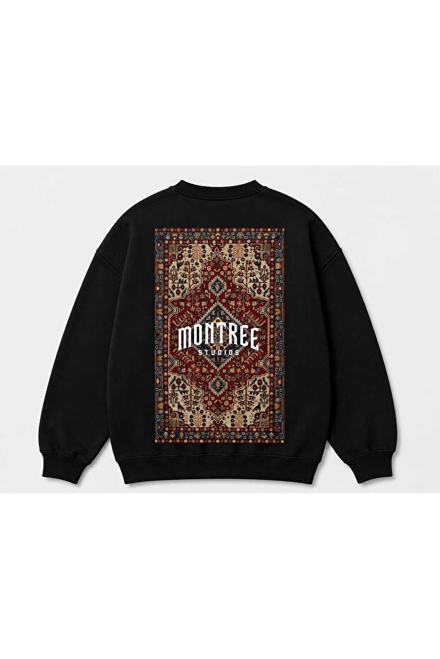 Unisex 3 Thread Threaded 100% Cotton Oversize Hoodless Printed Sweatshirt