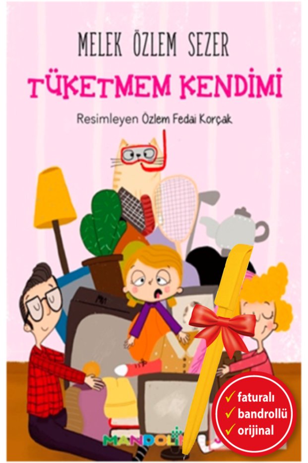 Alfa Kalem+Tüketmem Kendimi Ben ve Biz Değerler Serisi 2 (Melek Özlem Sezer) Children's Story Book Set