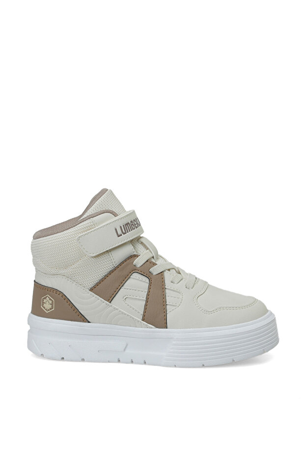 Crusel Hi Beige Girls' High Sneaker