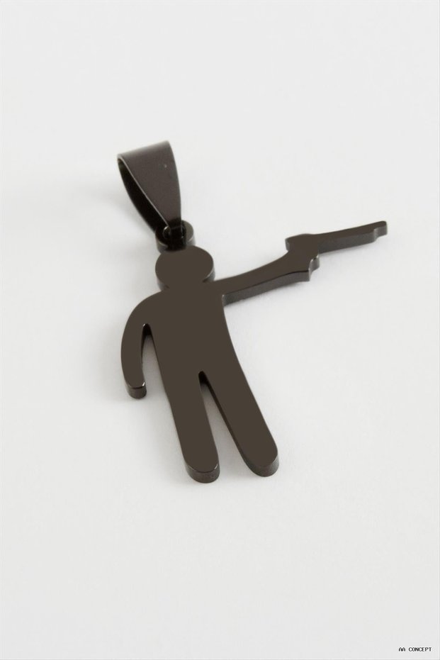 CONCEPTA Armed Soldier Steel Pendant 3 (13429) cm Black