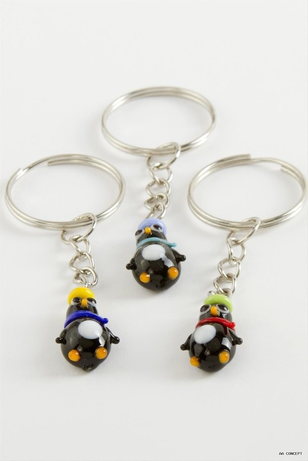 CONCEPTA Starfish Glass (210732) Keychain, Black