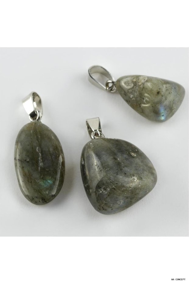 CONCEPTA Labradorite Natural Stone Pendant (212551) Green Standard