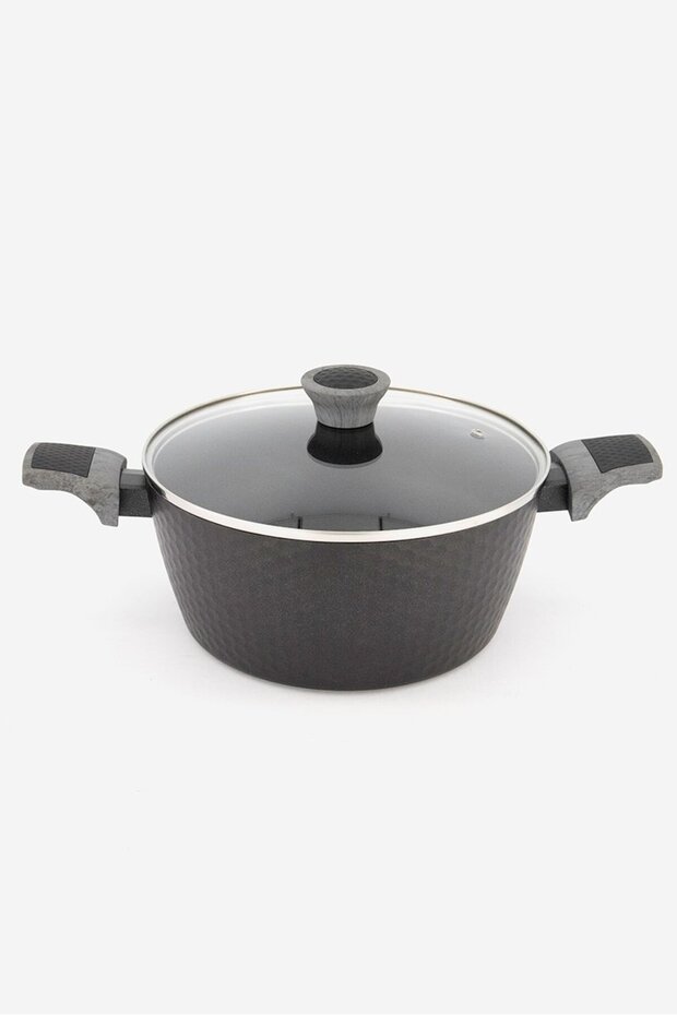 5 Qt. Diamond Ceramic Nonstick Large Lot, Black