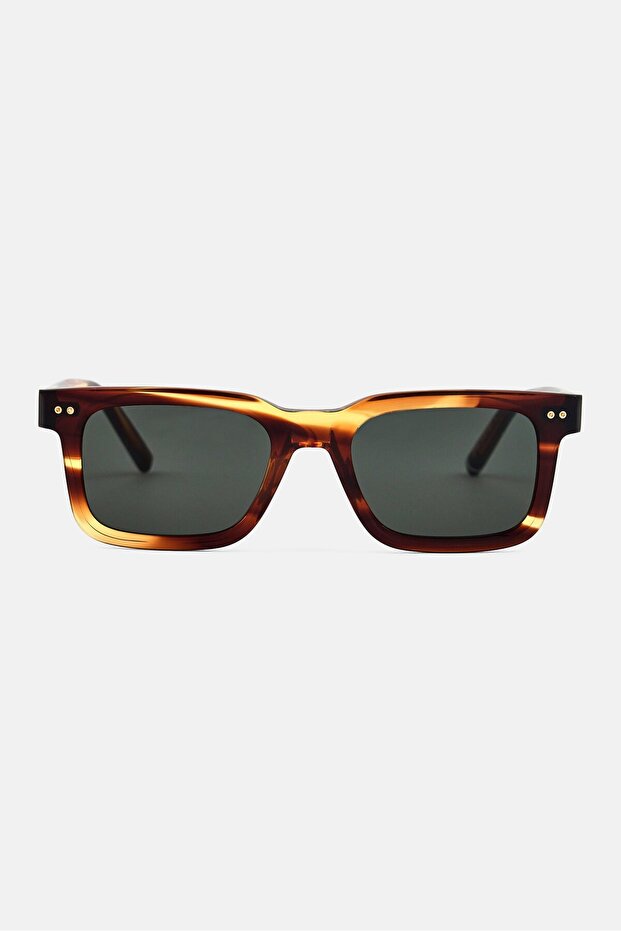 Men TH 85 Square Sunglasses, Brown