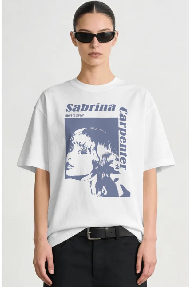 Sabrina Carpenter Singer Printed Unisex Oversize Premium T-Shirt