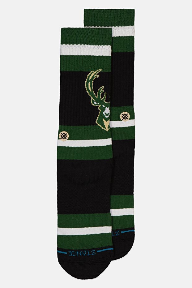 x NBA Men Embroidered Crew Sock, Multicolor