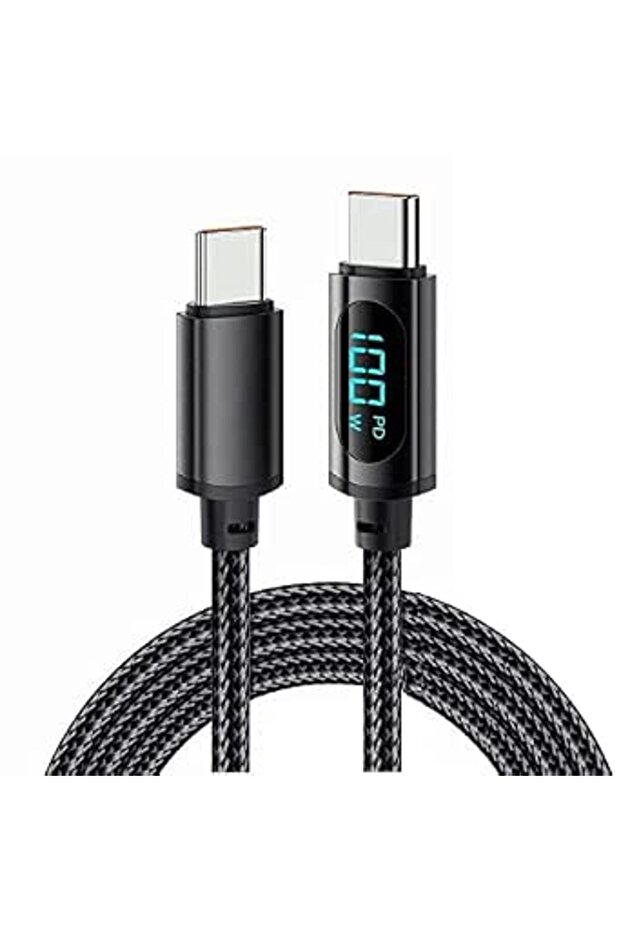 كابل من ULHYC بطول 1 متر نوع USB C إلى USB C متوافق مع محول شحن