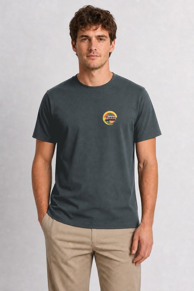 Men's Retro City Metro Graphic - Smoked