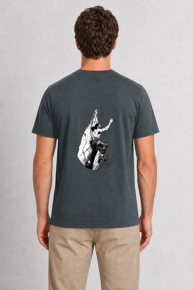 Men's Climbing Dynamics Sport Graphic - Back Print - Smoked