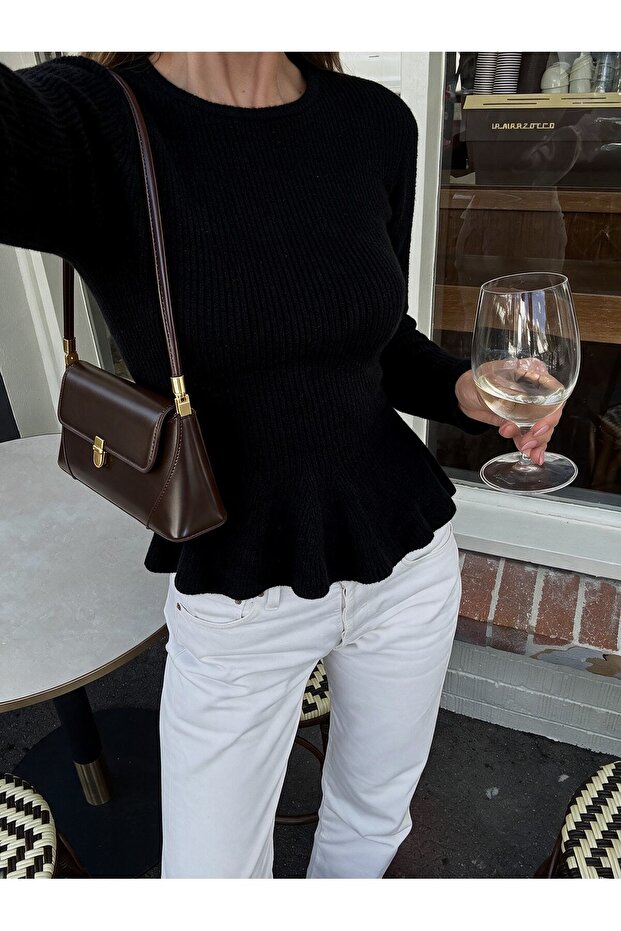 Soft Textured Knitwear Sweater