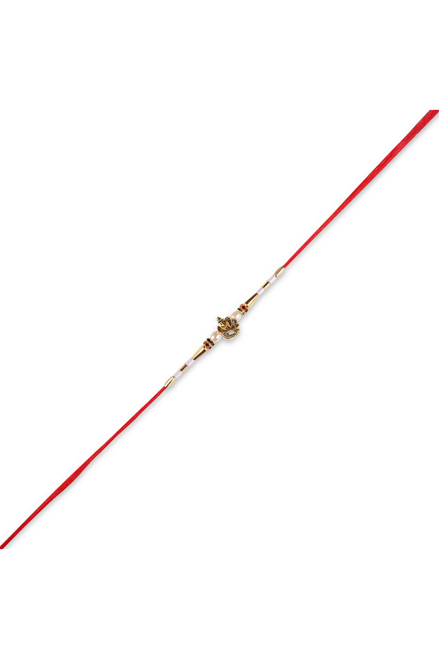 Rakhi Ganesha Pearl Red