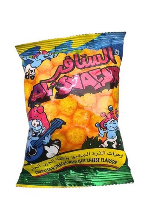 Baked Corn Snacks with Hot Cheese Flavour 16g