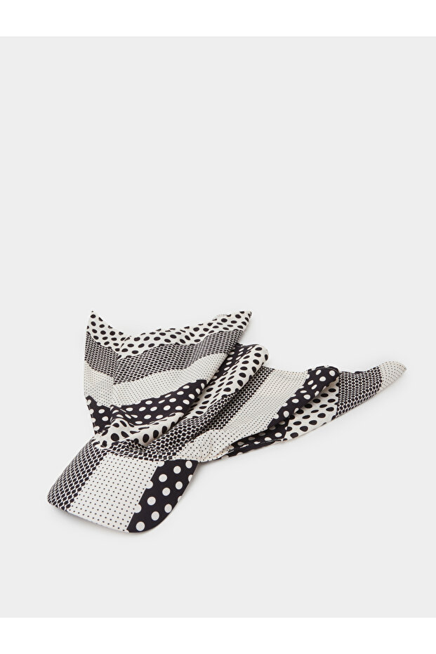 Multi-Color Polka Dot Scarf Cap