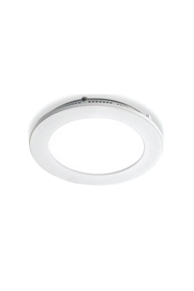 LED Panel Light 3W 3000K RD Illumina Series, White, D 8.3 x H 6.2 cm, Die Cast Aluminium