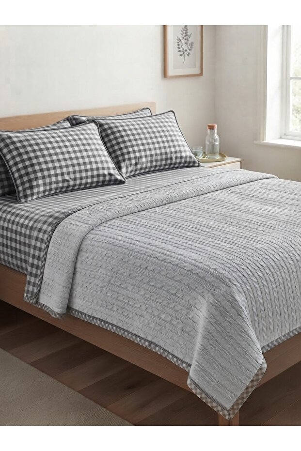 Bedspread Pique Set 100% Cotton