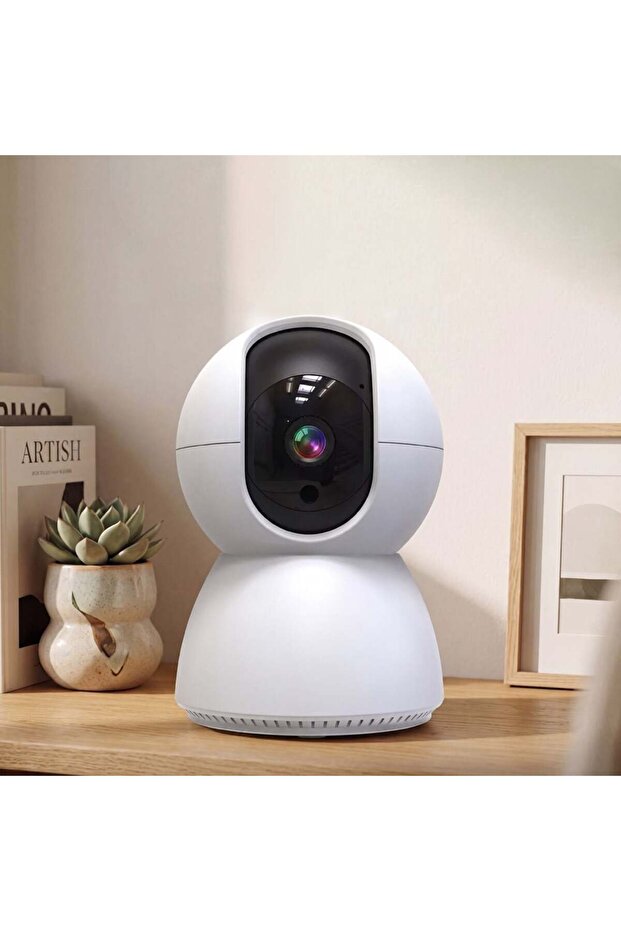 Smart Home Wi-fi P/t Indoor Camera (usb-c, No Lan Port) – White, Security And Sensors