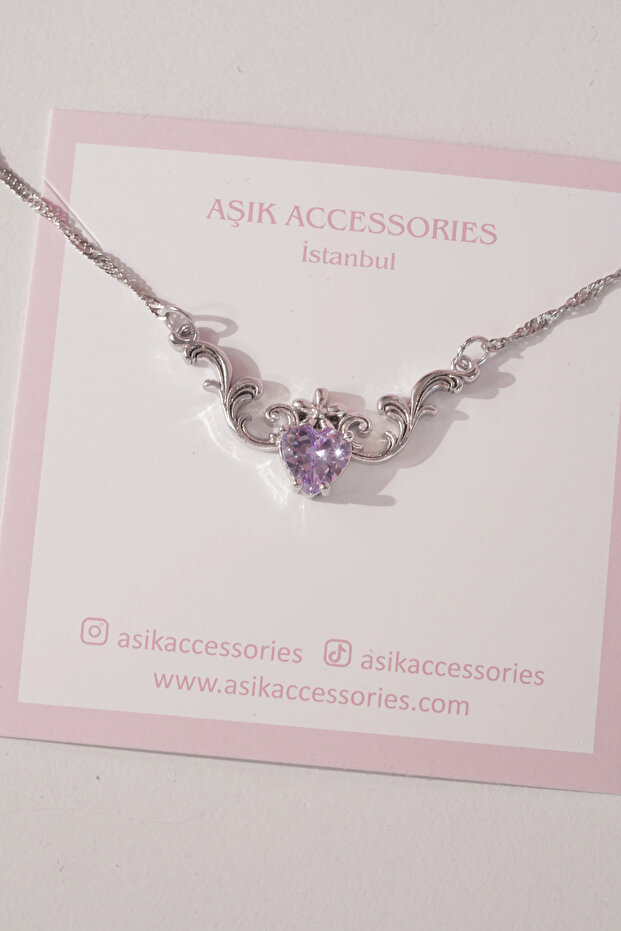 Anisa Necklace - Purple
