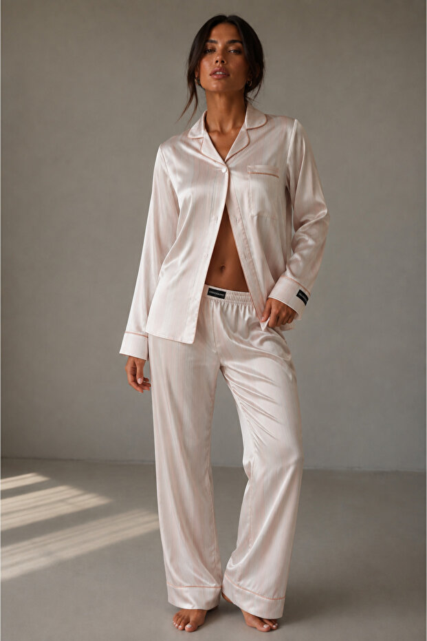 Cherryqueen Satin Pajama Set