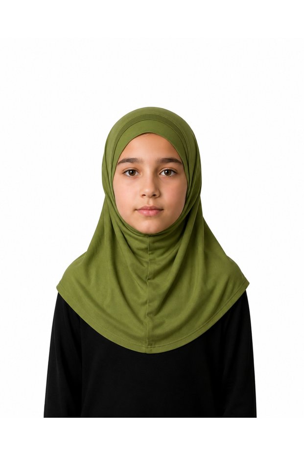 Kids Plain Hijab – Modest Headscarf for Girls