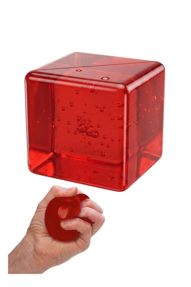 Stretchy Gel Nice Cube Heavy-Duty Squishy Fidget Toy for Big Hands & Adults, Ultra-Firm Gel for Stress Relief & Sensory Focus