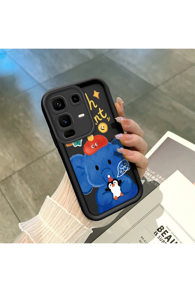 Infinix Note 50 Pro Plus Compatible Black Silicone Case with Shockproof Camera Protection