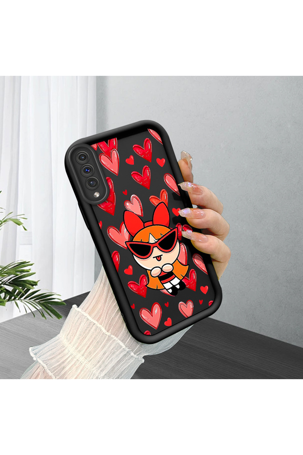 Samsung Galaxy A50/A50S/A30S Compatible Black Silicone Case Shockproof with Camera Protection