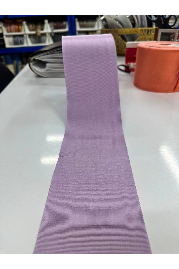 French Viscose Serrated Grosgrain 10cm Clothing Expansion Ribbon - 4Meters