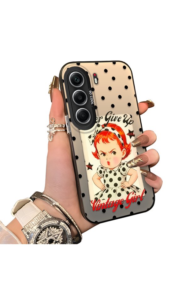 Tecno Camon 40 Pro 5g(Cm7) Compatible Hard Acrylic Back Silicone Edge Lens Protection Case