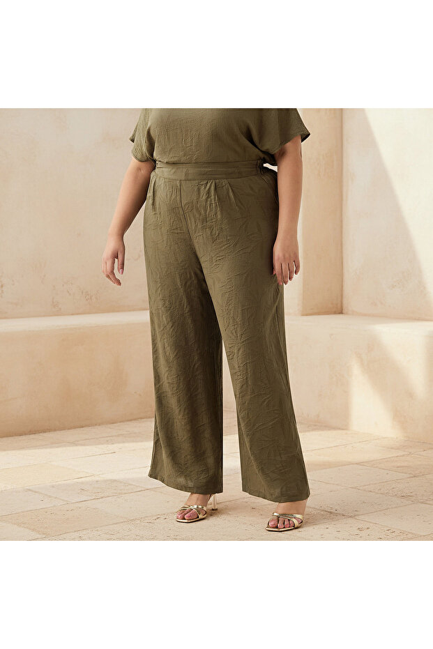 TONAL JACQUARD PANT